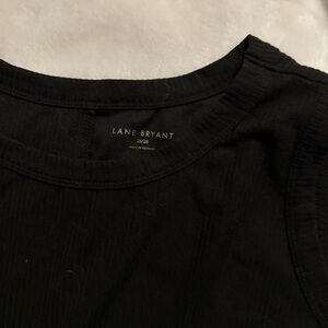 Lane Bryant Elegant Black Blouse